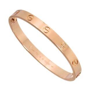 Cartier Love Bracelet Bangle 18K Pink Gold 750 Size16 90248006